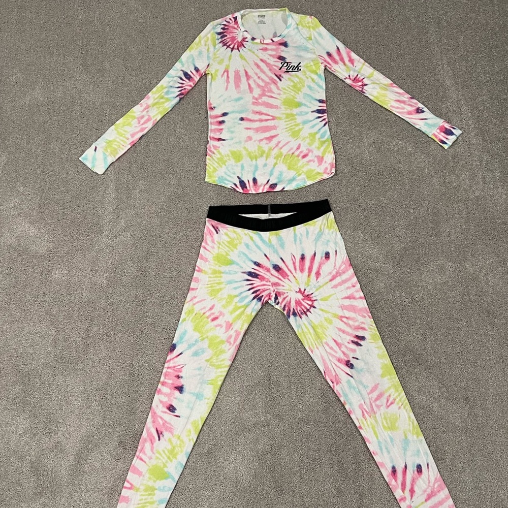 PINK Victoria Secret Tie Dye Set